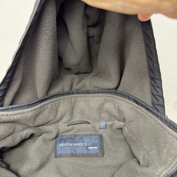 Weatherproof Black All Weather Insulated Winter Coat Size XL Detachable Hood - Picture 14 of 15